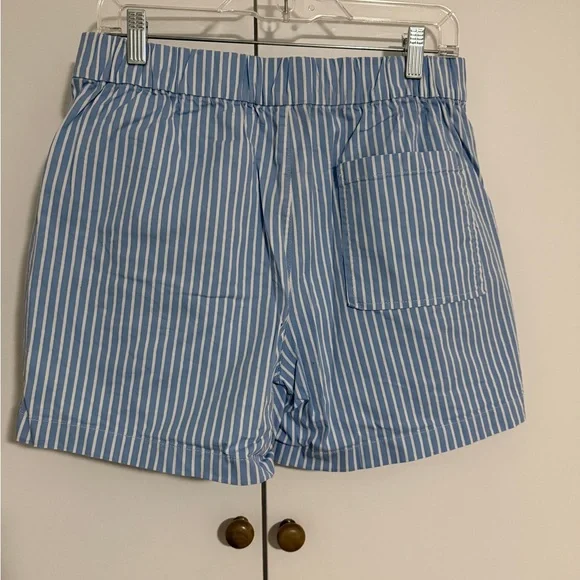 J. Crew Blue Striped Women's Shorts - Picture 2 of 2